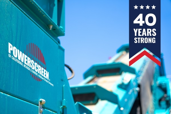 Powerscreen of California 40th PR Image