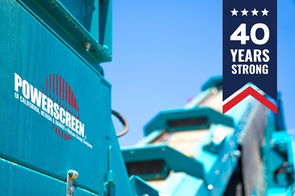Powerscreen of California 40th PR Image